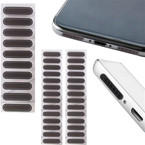 Tough Lee (38Pcs) Mobile Phone Speaker Dust Protector Cover Stickers ...