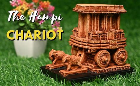 Buy KariGhar Hampi Chariot Resin Memento Replica for Home | Office ...