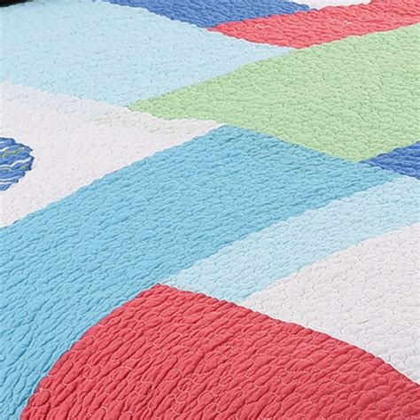 Buy C&F Home Antigua Bay King 3 Piece Cotton Quilt Set Patchwork Pieced ...