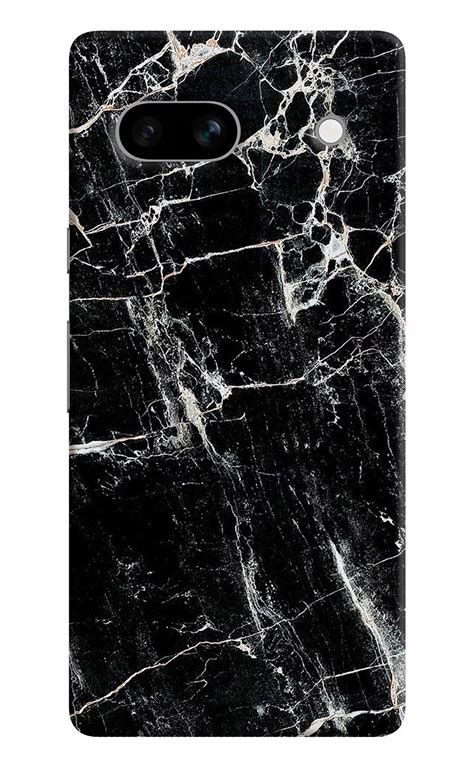 Save Big: Get the Black Marble Texture Google Pixel 7A Back Cover ...