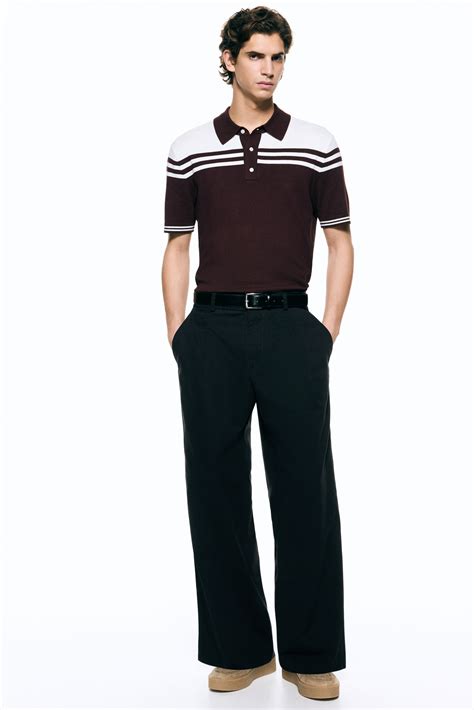 Loose Fit Tailored trousers - Black - Men | H&M IN
