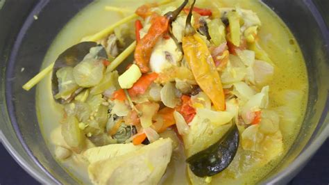 resep garang asem ayam