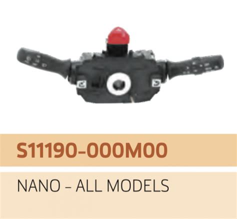 UNO MINDA S11190 Combination Switch Double Stalk(Lamp & Wiper) With ...