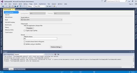 How to Create a Database Project Using Visual Studio 的图像结果