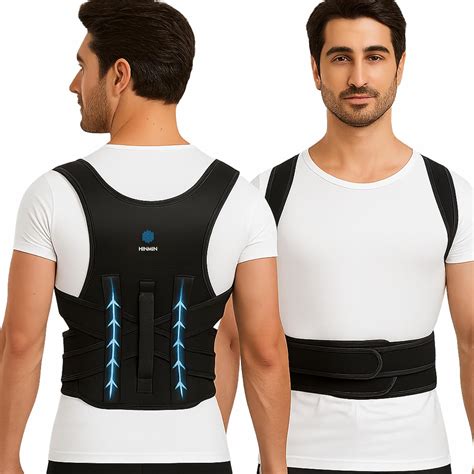 HINMIN Free Size Posture Corrector Belt For Men & Women With Back ...