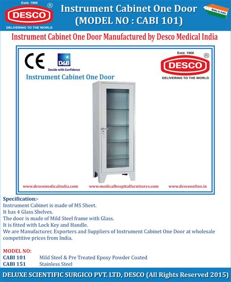 Medical Instrument Cabinet One Door - Manufacturers, Suppliers ...