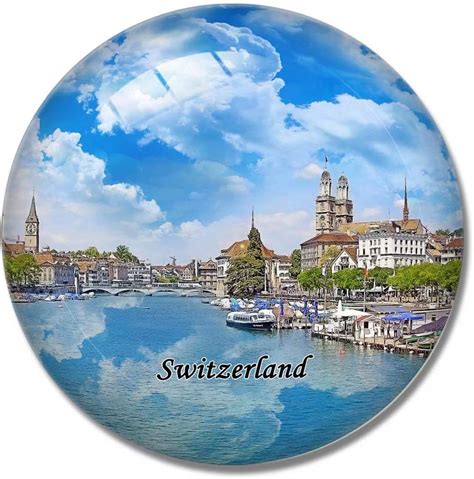 Buy Switzerland Magnet Switzerland Grossmunster Zurich 3D Fridge Magnet ...