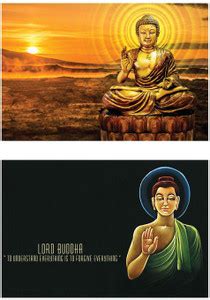 Lord Buddha Poster |Religious Wall Poster Combo|Poster For Hostel ...