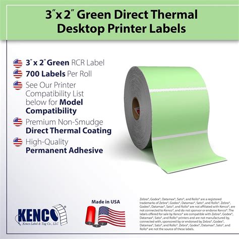 Buy 3” X 2 Direct Thermal Perforated Stickers Labels for Barcodes ...