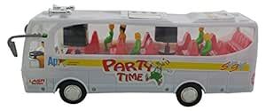 Buy Nova Bus Multicolour Toy with plastic fabric for children Online at ...