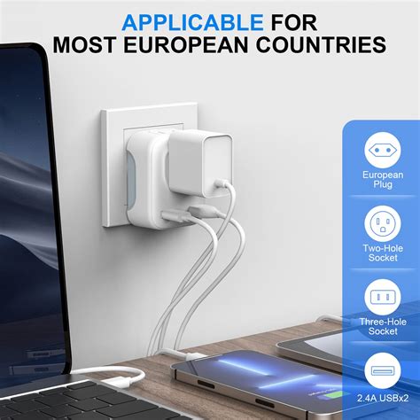 European Travel Plug Adap...B0B6VM7XWB | Encarguelo.com.ec