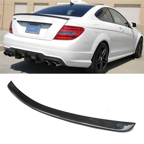 Fandixin W204 Spoiler, Carbon Fiber AMG Style Rear Trunk Lip Spoiler ...