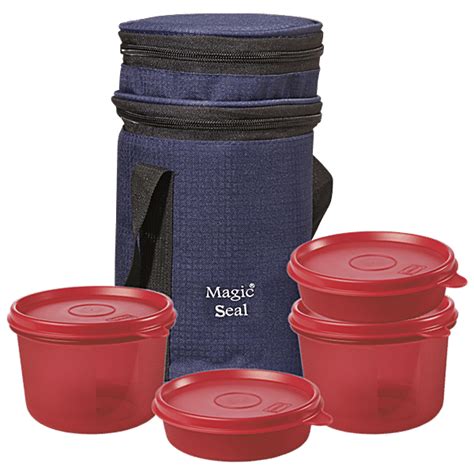 Buy Polyset Polyset Premium Ultra Lunch Box/Tiffin Box - Red Online at ...