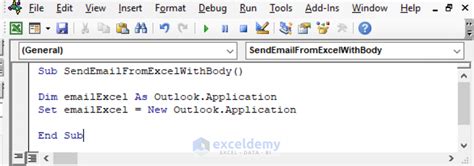Image result for Macro Code for Sending Mail From Excel
