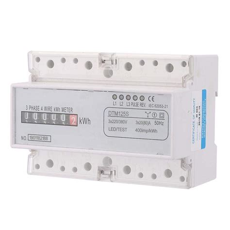 Buy Electric Power Meter,Jarchii Digital Power Meter, 220/380V 20-80A 3 ...