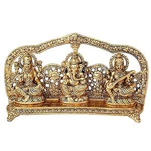 Buy RKONECT Maa Lakshmi Ganesh Saraswati Idol | Murti | Statue in ...