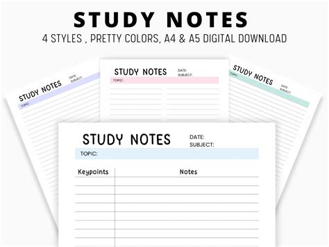 Image result for Notes Layout Template