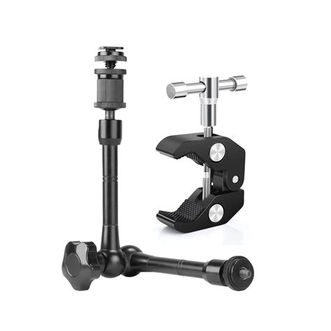 HIFFIN® 11inch Adjustable Articulating Friction Magic Arm & Large Supe
