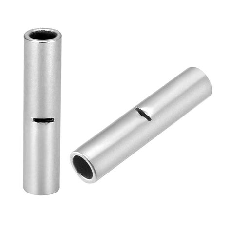 uxcell 100pcs Non Insulated Connectors Electrical Wire Ferrule Cable ...