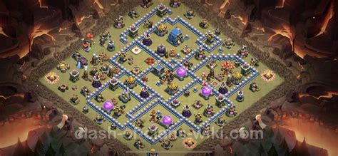Best War Base TH12 with Link, Hybrid - Town Hall Level 12 CWL Base Copy ...