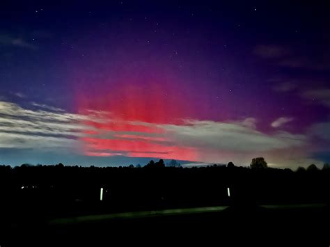 North Carolina sees auroras Tuesday night from solar storm