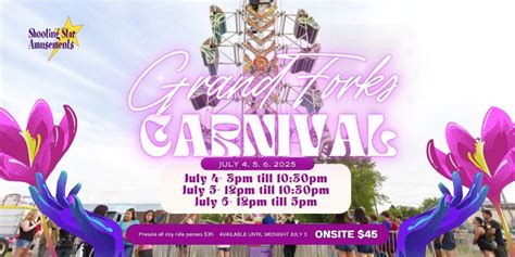 Grand Forks Carnival 2025, 2405 68th avenue Grand Forks, BC, 6 July ...
