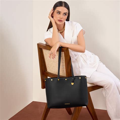Black Cece Studded Tote Bag - Accessorize India