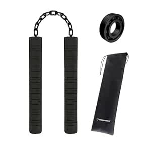 PROVERVE Nunchaku for Kids and Adults, Matt Black, Martial Arts, Kung ...