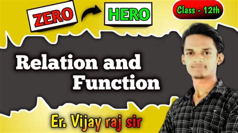 Relation and Function One Shot Class 12 的图像结果