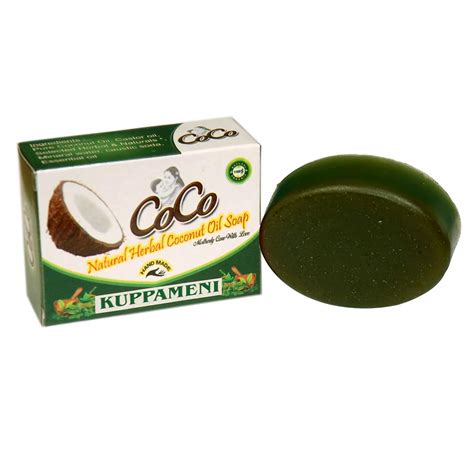 Buy CoCo Soap 100% Pure Coconut oil & Kuppaimeni Leaf Natural Herbal ...