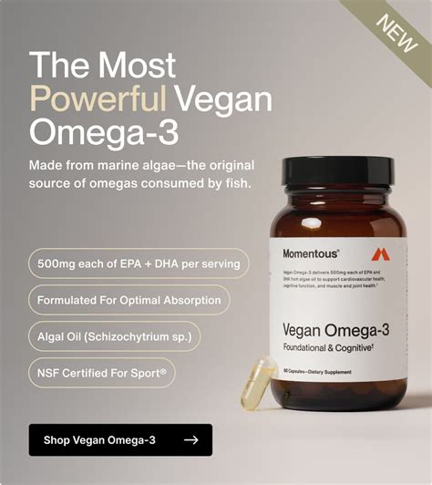 Momentous: NEW: The Most Powerful Vegan Omega-3 | Milled