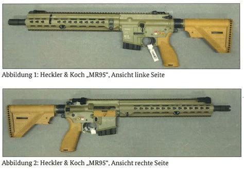 Heckler & Koch SLB MR95 (Ziviles G95) Slim-Line, Sandfarben ...