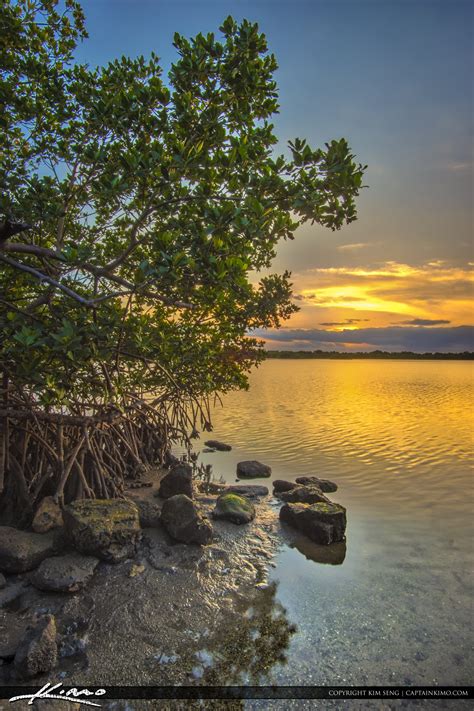 Lake Worth Lagoon Sunset at Singer Island | HDR Photography by Captain Kimo