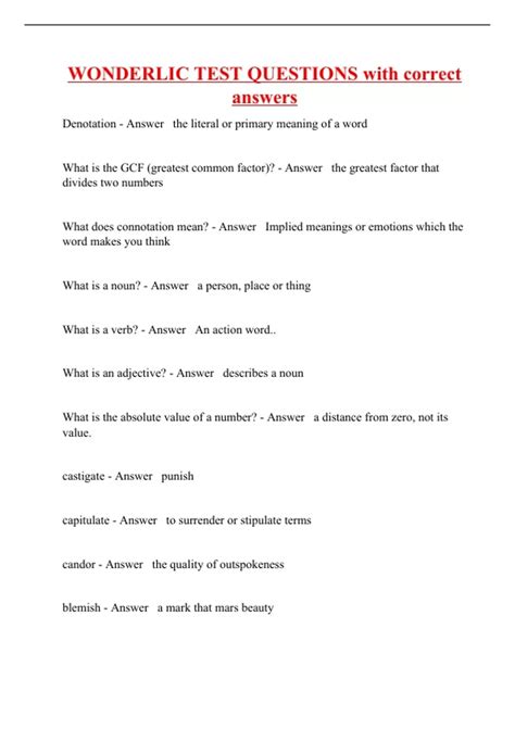 Image result for Wonderlic Test Questions