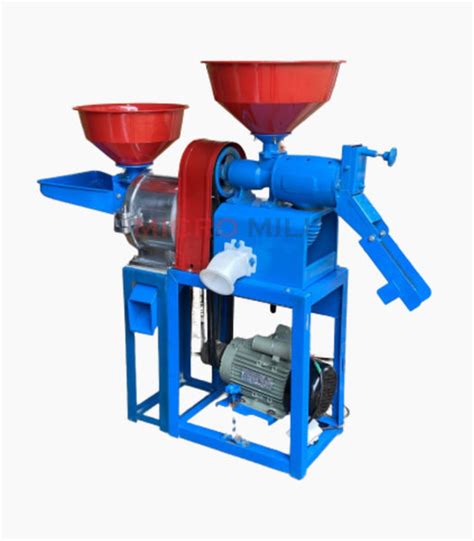 Combine Rice Mill 3 HP Mini Combine Paddy To Rice and Atta Chakki Mach ...