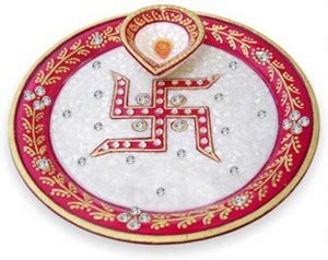 KSC International Marble Pooja Thali Marble Price in India - Buy KSC ...