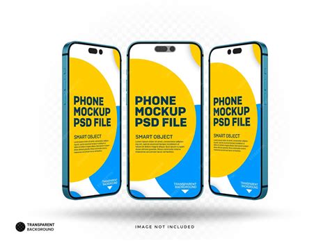 Premium PSD | Psd realistic iphone 15 pro max 3d smartphone screen ...