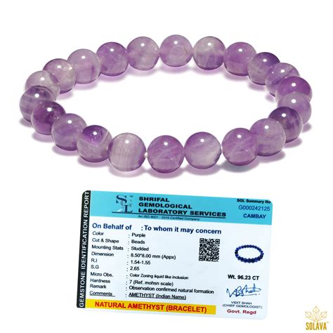 Buy Original Amethyst Crystal Bracelet – SOLAVA WORLD