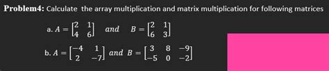 Image result for How to Code for Array and Matrix Multiplication in MATLAB