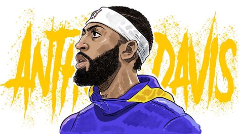 how to draw basketball player | Anthony Davis - YouTube