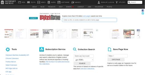 Image result for WayBackMachine Website