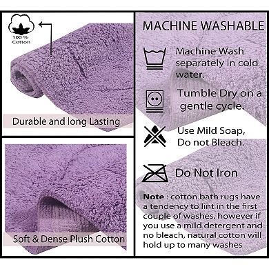 Home Weavers Waterford Collection 100% Cotton Tufted Bath Rug, Extra ...
