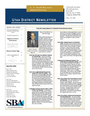 Utah District Newsletter 125 South State Street Room 2227 Salt Lake ...