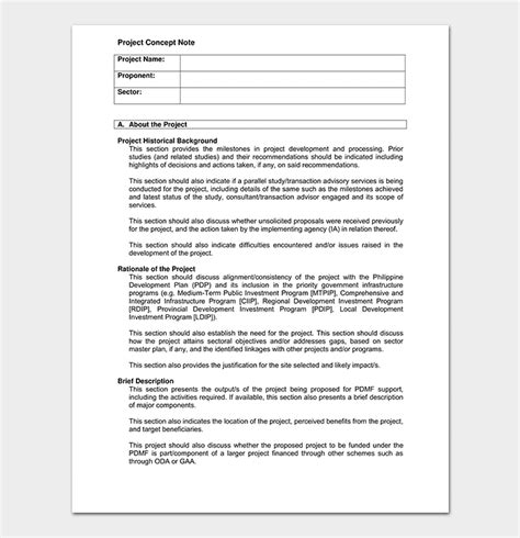 Image result for Concept Note Examples