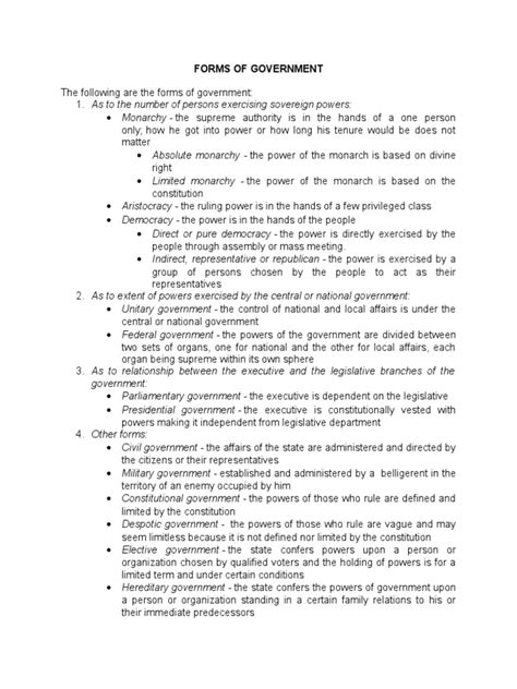 Image result for Example of Simple Government Form