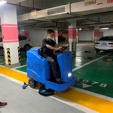 徐州地下车库清洗选用驾驶式扫地车清洁高效简单 - 哔哩哔哩