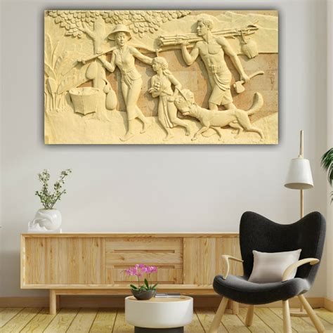 3D The Family Painting Frame for Living Room Wall Decor – The Seven Colours