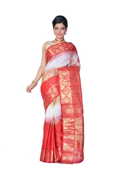 Buy Aishika Bengal traditional tant silk designer zari worked fancy ...