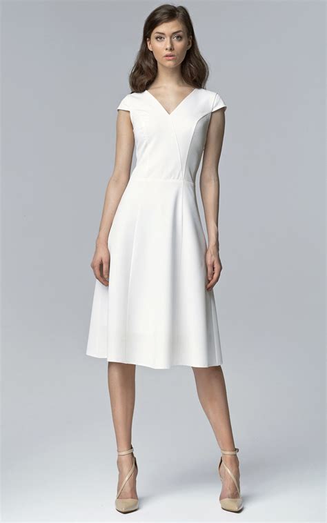 [11+] White Dresses With Cap Sleeves | [+] Dress Milenia