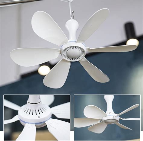 Amazon.com: VKEKIEO Portable Ceiling Fans no Light, Mini USB Hanging ...